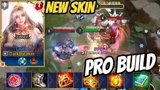 LAURIEL NEW SKIN WINTER PARTY SOLO LANE BUILD  | AoV | 傳說對決 | RoV | Li&ecirc;n Qu&acirc;n Mobile