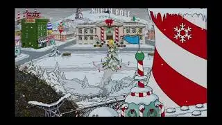 The Simpsons 2020 Christmas Intro / Pac Man Couch Gag