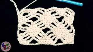 CROSETAT - Model Panza de paianjen 1( Spiderweb Stitch )