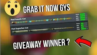 Pool Fanatic Cue Giveaway Winner | Fanatic Cue Work 2018