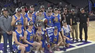 Ripon Christian Knights win division 5 boys basketball championship
