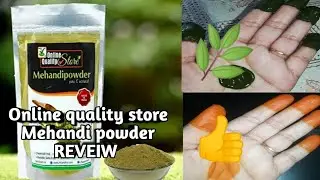 #onlinequalitystore Mehandi Powder Reveiw and Usage... #goltikki mehandi design using powder...