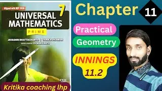 Innings 11.2 Class 7 Maths Solutions Universal Mathematics Chapter 11 Practical Geometry 