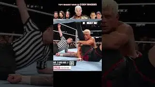 Top 5 Biggest Win of Cody Rhodes #wwe #wwewrestler #codyrhodes