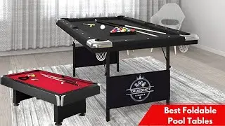 ✅ Top 5 Best Foldable Pool Tables Reviews