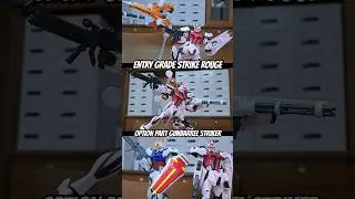 Entry Grade Strike Rouge + Option Part Set Gunbarrel Striker ストライクルージュ + ガンバレルストライカー #gunpla #gundam
