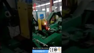 Auto hot forging bolts head induction heating machine