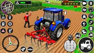 Modern Tractor Farming Driving Simulator 3D - New Tractor Games - Android Gameplay