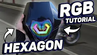 Come fare un ANGEL EYE HEXAGON RGB ECONOMICO !!