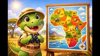 Learn Geography with Dino-Today We Learn About Africa For Kids & Toddlers 2026  #kidseducation