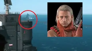MGSV Secret Easter Egg - Ocelot found on Mother Base (PS4)