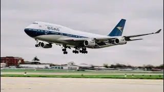 British Airways BOAC Amazing Landing 😍✈️