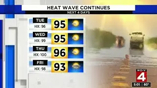 Metro Detroit weather forecast: Highs in the 90s next few days