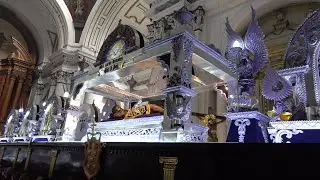 😮ASOMBROSO ADORNO SALIDA Señor Sepultado San Francisco Viernes Santo 2025 COMO EL CALVARIO QUE AÑO?🤔