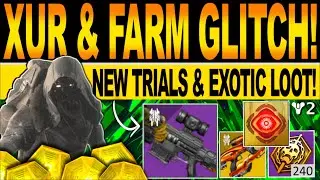 Destiny 2 | XUR GLITCH SALE! New TRIALS Map & EXOTIC Loot, STAT ROLLS, Location & Inventory, JUNE 11