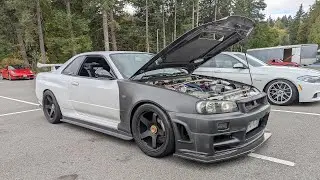 CW Collective Garage Saurus R34 GT-R 1:20.88 GTR @ VIMC Vancouver Island Motorsports Circuit