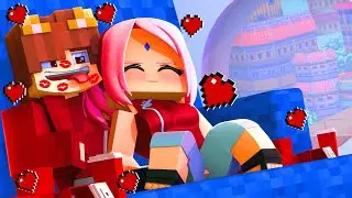 DORMI NO AVIÃO COM A SAKURA E ELA ME ACORDOU COM BEIJOS NO MINECRAFT