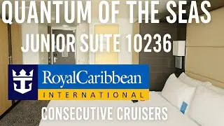 Quantum of the Seas Junior Suite #10236        full cabin tour