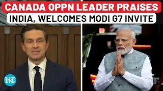 On Cam: Pierre Poilievre Hails G7 Invite For PM Modi In Canada, Ignores Nijjar Murder Question