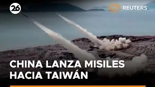 Por segundo día consecutivo de ejercicios militares, China lanza misiles hacia Taiwán | #Reuters