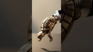 Metal Turtle ASMR 🐢 | Satisfying Taps, Scratches & Relaxing Metallic Sounds