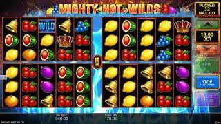 mighty hot wilds!!! 100 spins