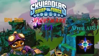 Skylanders: Swap Force Spy Rise Nightmare 1v1 w/ AJRF