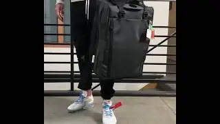 The Shrine Co Triple Black Collection Weekender Backpack