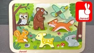 Forest Chunky Puzzle from Janod