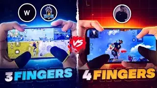 [3 Finger vs 4 Finger ] 😵&zwj;💫 -WhichClaw is Better For You?? | 3 FingerCustom HUD Free Fire
