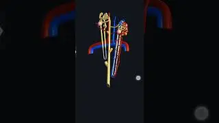 3d model of a nephron #3dmodel #nephron