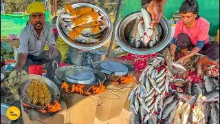 Jharkhandi Adivasi Style Chulhe Wali Desi Rohu Fish Fry Making In Ranchi l Ranchi Street Food