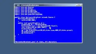 Lesson7 A Color Gradient | Java Graphics Tutorial