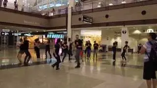 Sean & Matt's Flash Mob Gay Marriage Proposal at Denver International Airport - double proposal!