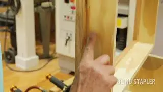 Blind Stapler&trade; - How To Attach An Inset Mirror To Cabinet using BLINDSTAPLER&trade;
