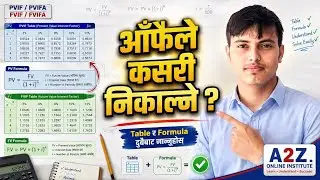 Financial Table कसरी हेर्ने ? PVIFA PVIF FVIFA FVIF Table Shortcut