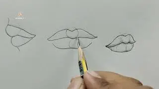 Easy lips drawing tips step by step for beginners #art #drawing #satisfying