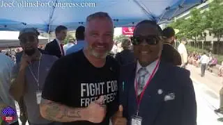 Joe Collins For Congress #DemandFreeSpeech Rally Washington DC