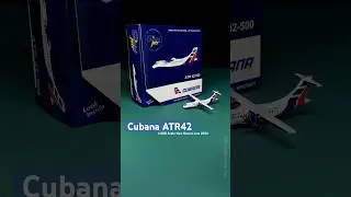 New Gemini Jets 1/400 Scale Aircraft Models in 2024! Cubana ATR42-500 CU-T1240!
