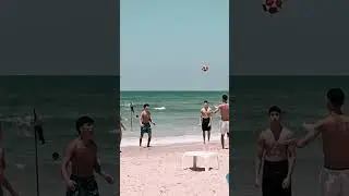 football ⚽️ sea beach #sea #beach #football #shorts #relax #beautiful #holiday