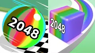 Ball Run 2048 🆚 Jelly Run 2048 😍 | Stress Relief Race Game Part 8