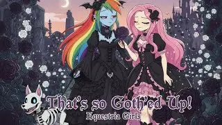 Equestria Girls Midnight Velvet (That's So Goth'ed Up!) Goth Lolita Fashion Fan Video AI Gen
