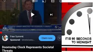 Doomsday Clock Moved to 90 SECONDS to Midnight by Scientists