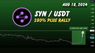 Synapse coin ( syn ) price prediction | SYN crypto 180% plus Rally | crypto signals Aug 18, 2024