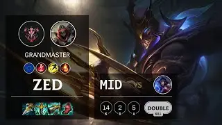 Zed Mid vs Ahri - EUW Grandmaster Patch 11.7