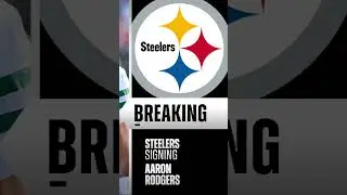 Aaron Rodgers finally signs with the Steelers #nfl #steelers #aaronrodgers #signing