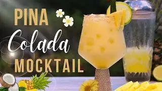 Pina Colada Mocktail | BEST Non-Alcoholic Pineapple Coconut Recipe