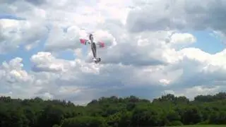 Aero works 30cc Extra powered by Syssa 30cc pulls out of hover