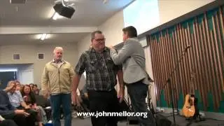Pain ridden polio sufferer healed after 49 years and runs - John Mellor Healing Ministry