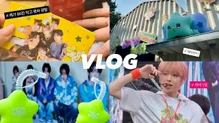 첫 오프가 캐비...🌊🏄🏻‍♂️ | NCT WISH • 메가커피 팬사인회 발표 • 에버위시 • 캐리비안베이 1열 vlog [위즈니 VLOG • 엔시티 위시]